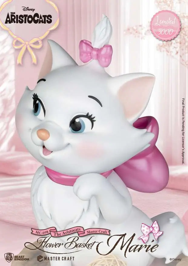 BEAST KINGDOM ARISTOCATS FLOWER BASKET MARIE MASTER CRAFT STATUA 32 cm