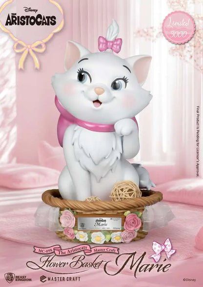 BEAST KINGDOM ARISTOCATS FLOWER BASKET MARIE MASTER CRAFT STATUA 32 cm