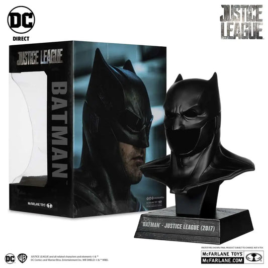 MCFARLANE TOYS 2025 BATMAN - DC DIRECT 1:3 COWL PROP JUSTICE LEAGUE TACTICAL SUIT REPLICA 17.5 cm