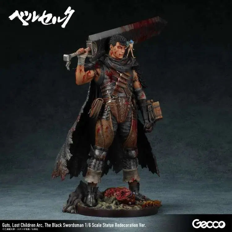 GECCO GUTS - BERSERK BLACK SWORDMAN LOST CHILDREN ARC REDECO SCALE 1/6 STATUA 38 cm