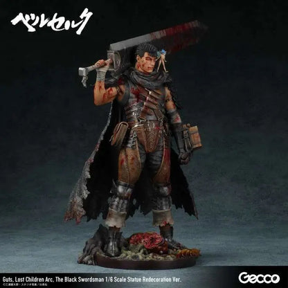 GECCO GUTS - BERSERK BLACK SWORDMAN LOST CHILDREN ARC REDECO SCALE 1/6 STATUA 38 cm