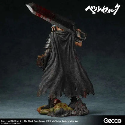 GECCO GUTS - BERSERK BLACK SWORDMAN LOST CHILDREN ARC REDECO SCALE 1/6 STATUA 38 cm