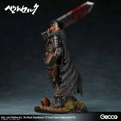 GECCO GUTS - BERSERK BLACK SWORDMAN LOST CHILDREN ARC REDECO SCALE 1/6 STATUA 38 cm