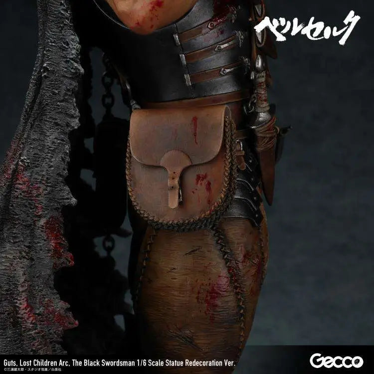 GECCO GUTS - BERSERK BLACK SWORDMAN LOST CHILDREN ARC REDECO SCALE 1/6 STATUA 38 cm