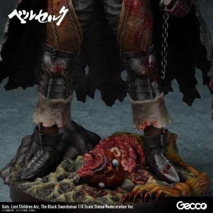 GECCO GUTS - BERSERK BLACK SWORDMAN LOST CHILDREN ARC REDECO SCALE 1/6 STATUA 38 cm