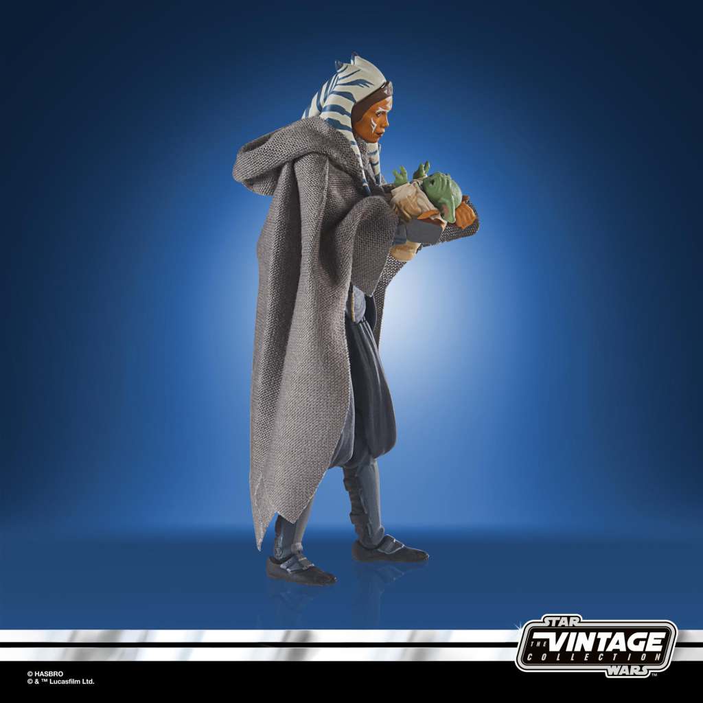 STAR WARS: THE MANDALORIAN VINTAGE COLLECTION ACTION FIGURA 2022 AHSOKA TANO & GROGU 10 CM HASBRO