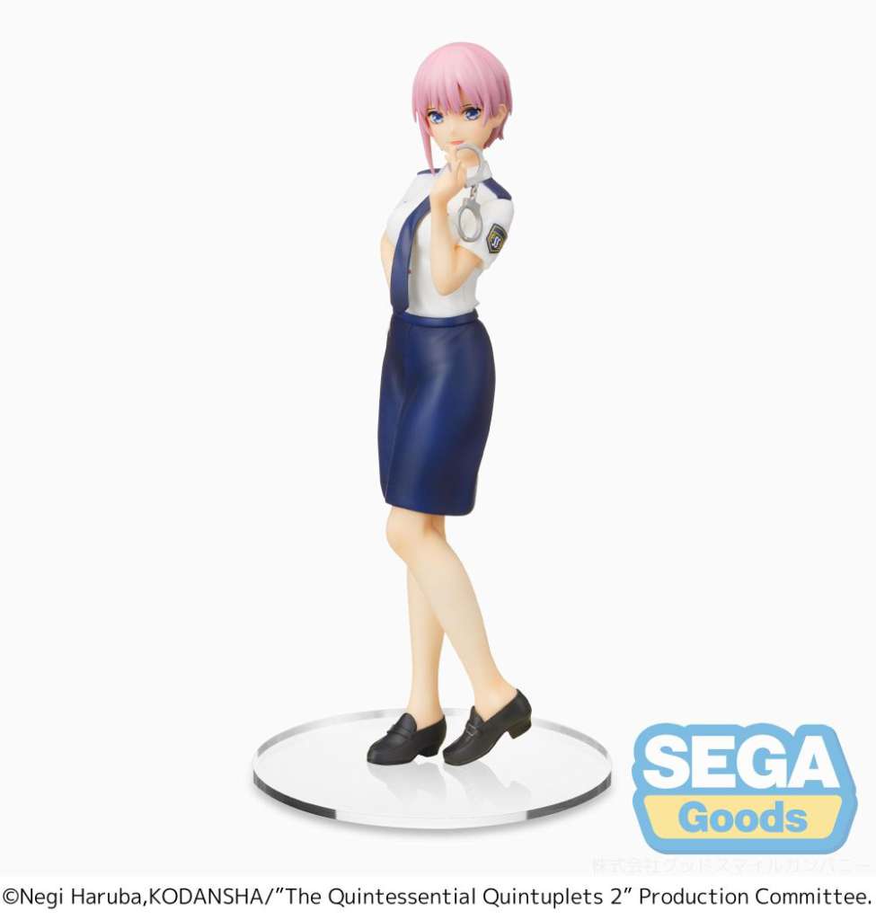 THE QUINTESSENTIAL QUINTUPLETS 2 SPM PVC STATUA ICHIKA NAKANO POLICE VER. 21 CM SEGA
