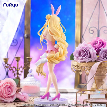 FURYU DATE LIVE MUKURO HOSHIMIYA PINK COLOR BICUTE BUNNIES FIGURA 27 cm
