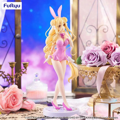 FURYU DATE LIVE MUKURO HOSHIMIYA PINK COLOR BICUTE BUNNIES FIGURA 27 cm
