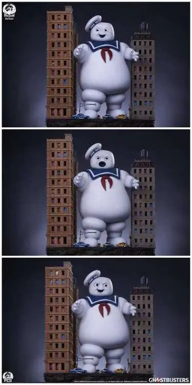 PCS GHOSTBUSTERS STAY PUFT MARSHMALLOW MAN DIORAMA DLX EDITION STATUA 73.66cm x 68.58cm x 45.72cm