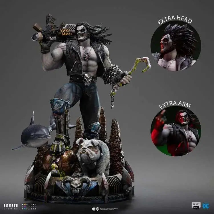 IRON STUDIOS - DC COMICS LOBO UNLEASHED 1/10 STATUA 25 cm