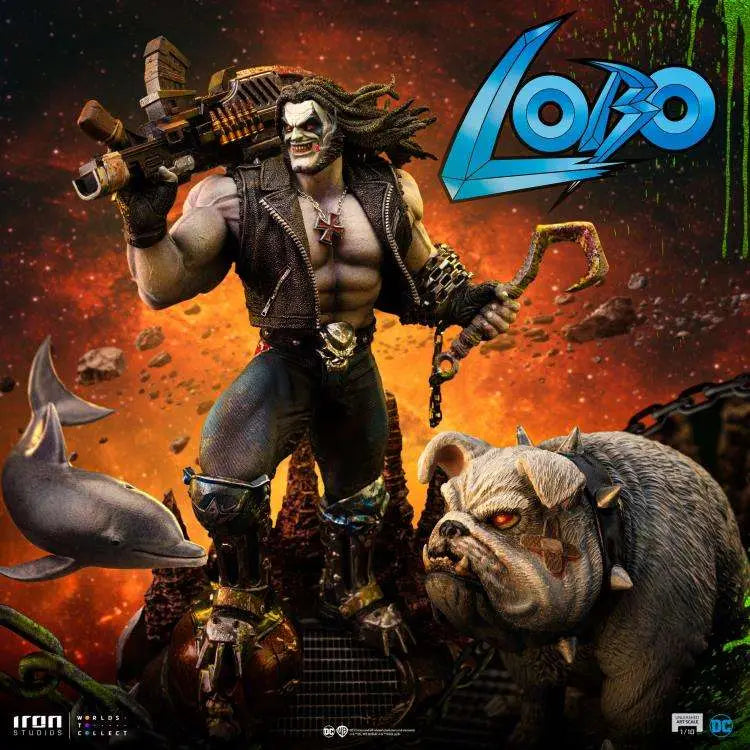 IRON STUDIOS - DC COMICS LOBO UNLEASHED 1/10 STATUA 25 cm