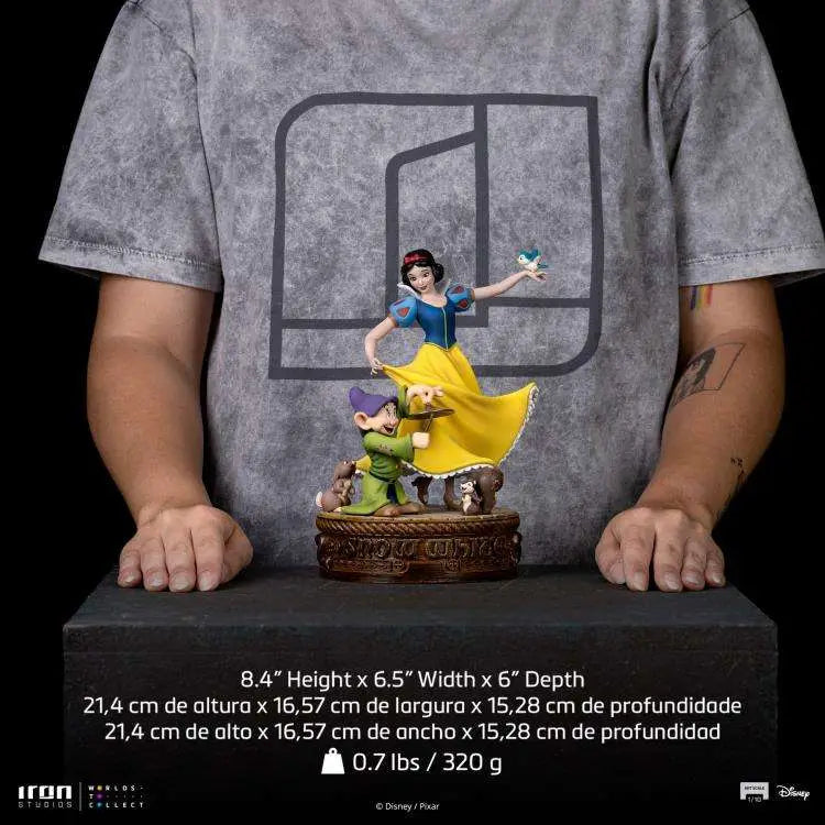 IRON STUDIOS DISNEY CLASSIC SNOW WHITE ANDTHE SEVEN DWARVES 1/10 STATUA 21.5 cm
