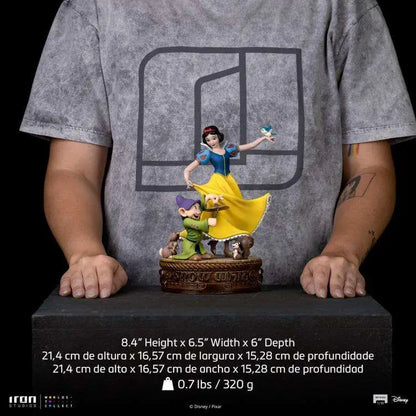 IRON STUDIOS DISNEY CLASSIC SNOW WHITE ANDTHE SEVEN DWARVES 1/10 STATUA 21.5 cm