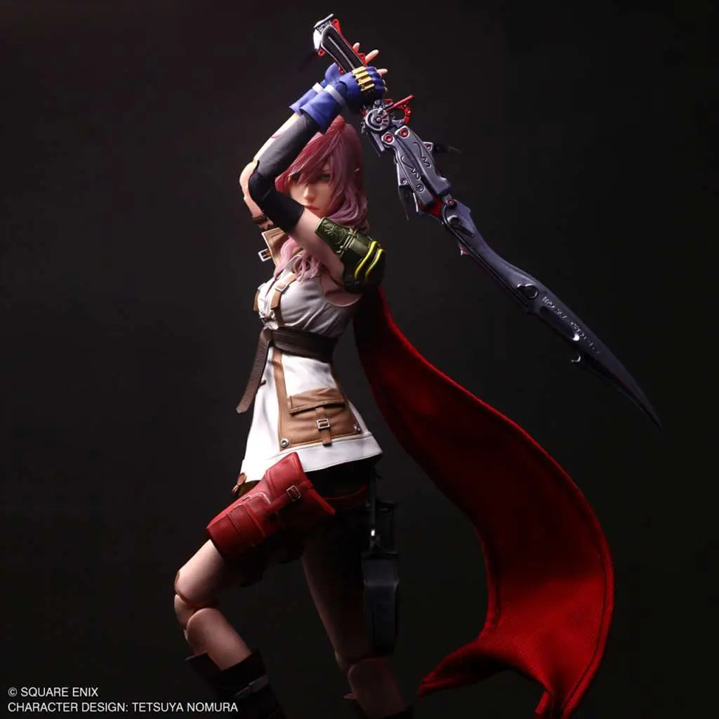 SQUARE ENIX FINAL FANTASY 13 LIGHTNING PLAY ARTS SHIN AF ACTION FIGURE 25 cm