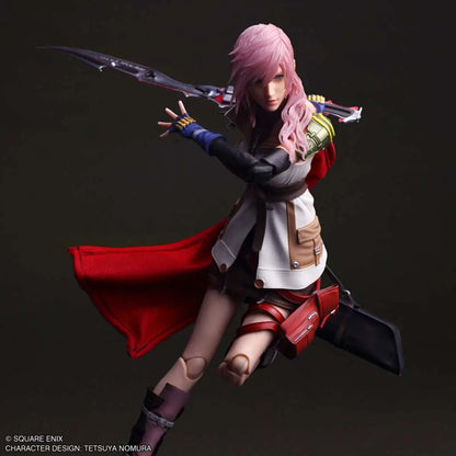 SQUARE ENIX FINAL FANTASY 13 LIGHTNING PLAY ARTS SHIN AF ACTION FIGURE 25 cm