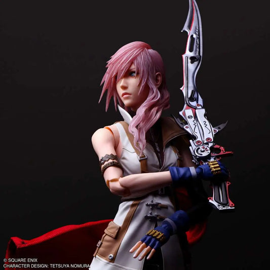 SQUARE ENIX FINAL FANTASY 13 LIGHTNING PLAY ARTS SHIN AF ACTION FIGURE 25 cm