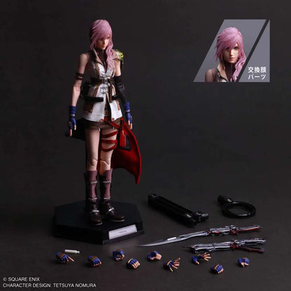 SQUARE ENIX FINAL FANTASY 13 LIGHTNING PLAY ARTS SHIN AF ACTION FIGURE 25 cm