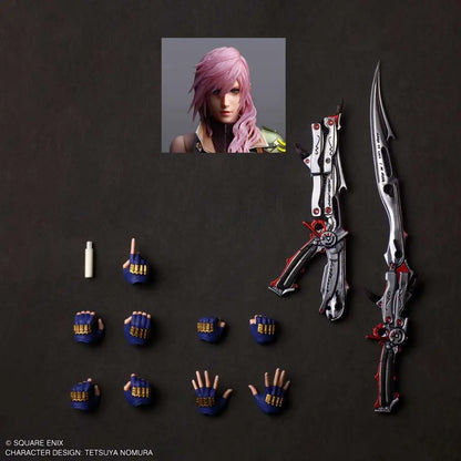 SQUARE ENIX FINAL FANTASY 13 LIGHTNING PLAY ARTS SHIN AF ACTION FIGURE 25 cm