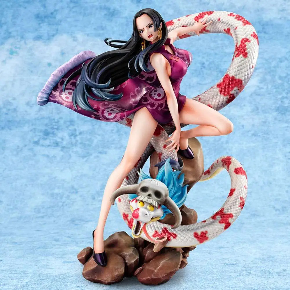 MEGAHOUSE BOA HANCOCK - ONE PIECE P.O.P ×MAXIMUM PIRATE EMPRESS STATUA 27 cm