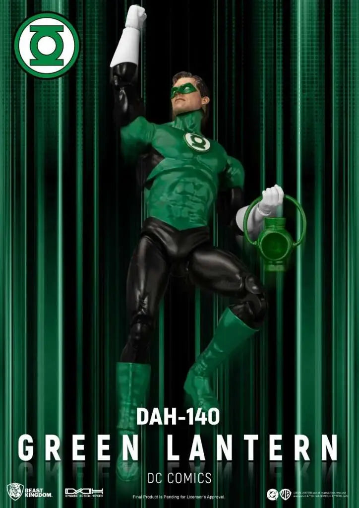 BEAST KINGDOM GREEN LANTERN - DC COMICS DYNAMIC ACTION HEROES ACTION FIGURE 20 cm
