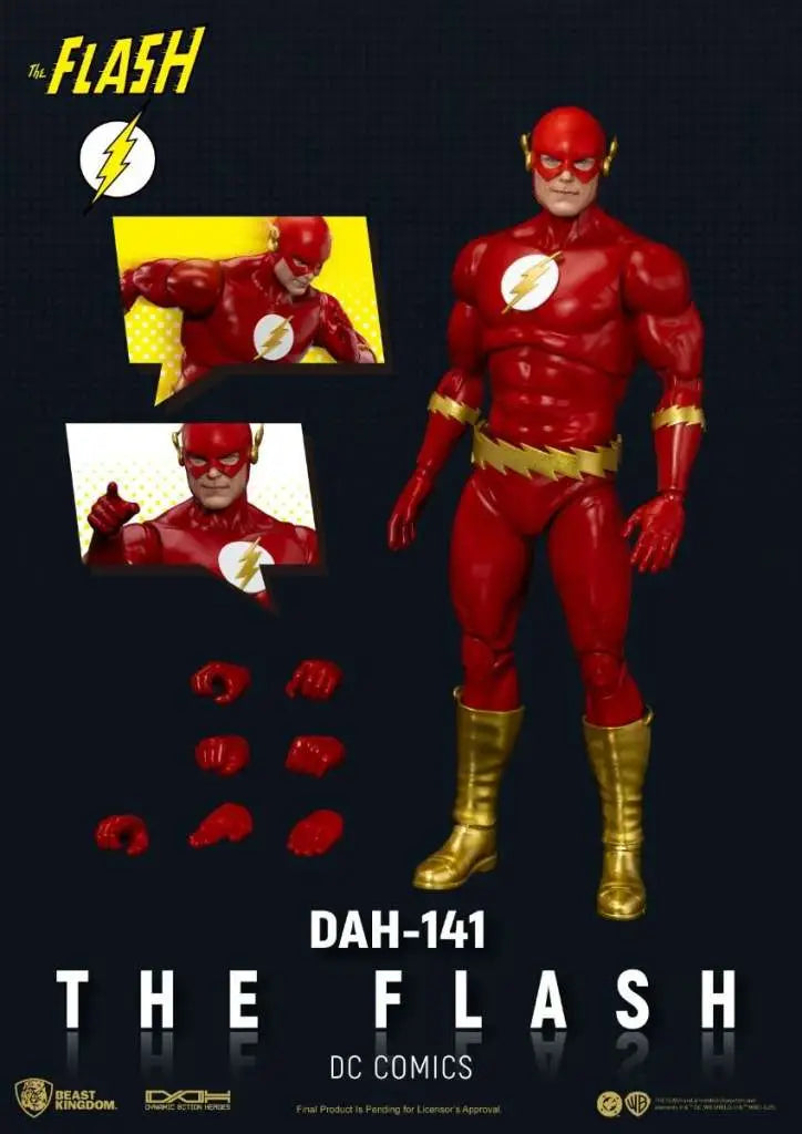 BEAST KINGDOM FLASH - DC COMICS DYNAMIC ACTION HEROES ACTION FIGURE 20 cm
