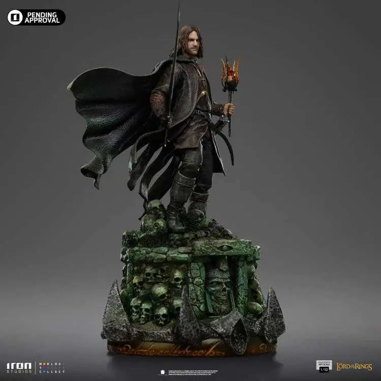 IRON STUDIOS LORD RING ARAGORN UNLEASHED 1/10 STATUA 31 cm
