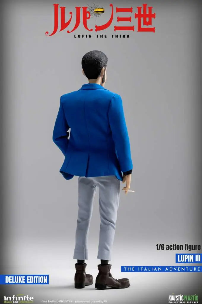 INFINITE STATUE LUPIN 3RD ITALIAN ADVENTURE LUPIN DELUXE EDITION 1/6 ACTION FIGURE 30.5 cm
