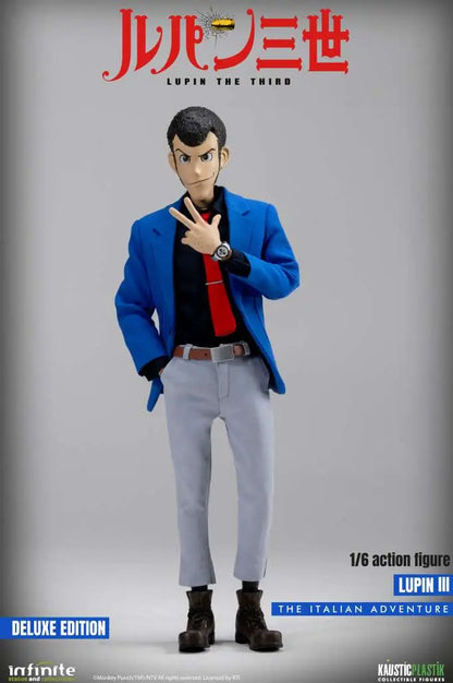 INFINITE STATUE LUPIN 3RD ITALIAN ADVENTURE LUPIN DELUXE EDITION 1/6 ACTION FIGURE 30.5 cm