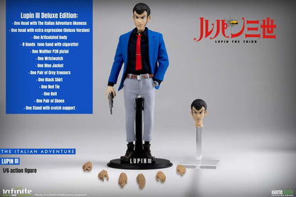 INFINITE STATUE LUPIN 3RD ITALIAN ADVENTURE LUPIN DELUXE EDITION 1/6 ACTION FIGURE 30.5 cm