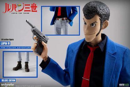 INFINITE STATUE LUPIN 3RD ITALIAN ADVENTURE LUPIN DELUXE EDITION 1/6 ACTION FIGURE 30.5 cm