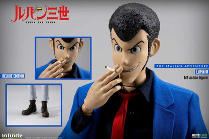 INFINITE STATUE LUPIN 3RD ITALIAN ADVENTURE LUPIN DELUXE EDITION 1/6 ACTION FIGURE 30.5 cm