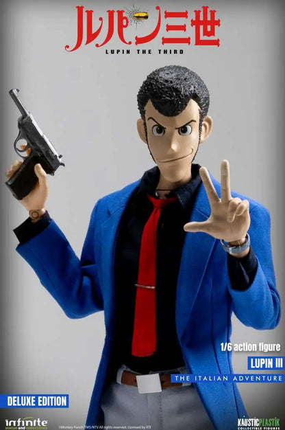 INFINITE STATUE LUPIN 3RD ITALIAN ADVENTURE LUPIN DELUXE EDITION 1/6 ACTION FIGURE 30.5 cm