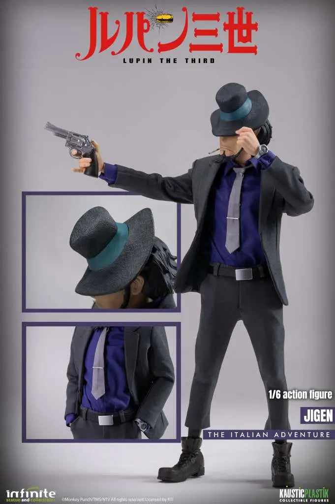 INFINITE STATUE LUPIN 3RD ITALIAN ADVENTURE DAISUKE JIGEN STANDARD EDITION 1/6 ACTION FIGURE 30.5 cm