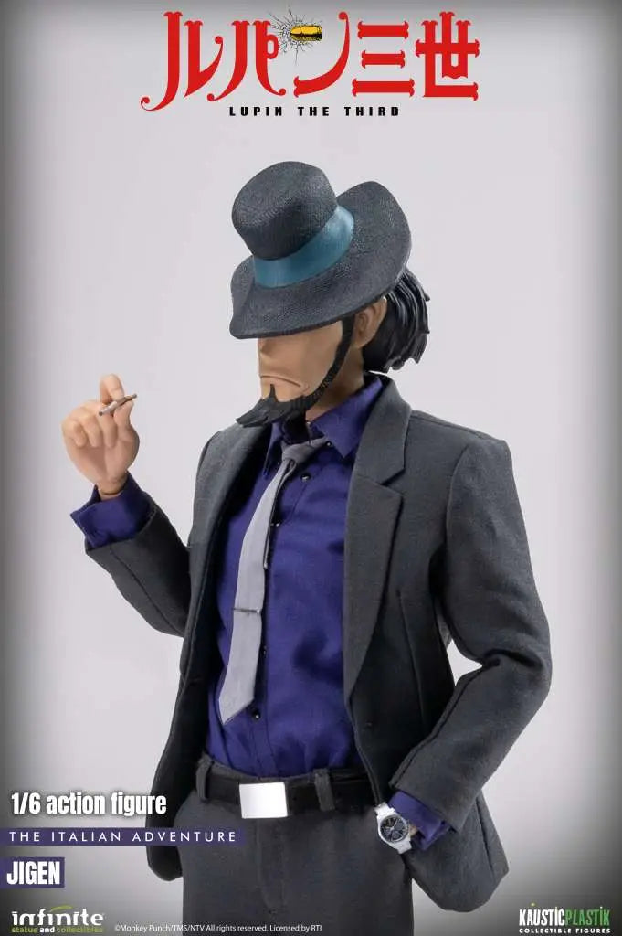 INFINITE STATUE LUPIN 3RD ITALIAN ADVENTURE DAISUKE JIGEN STANDARD EDITION 1/6 ACTION FIGURE 30.5 cm