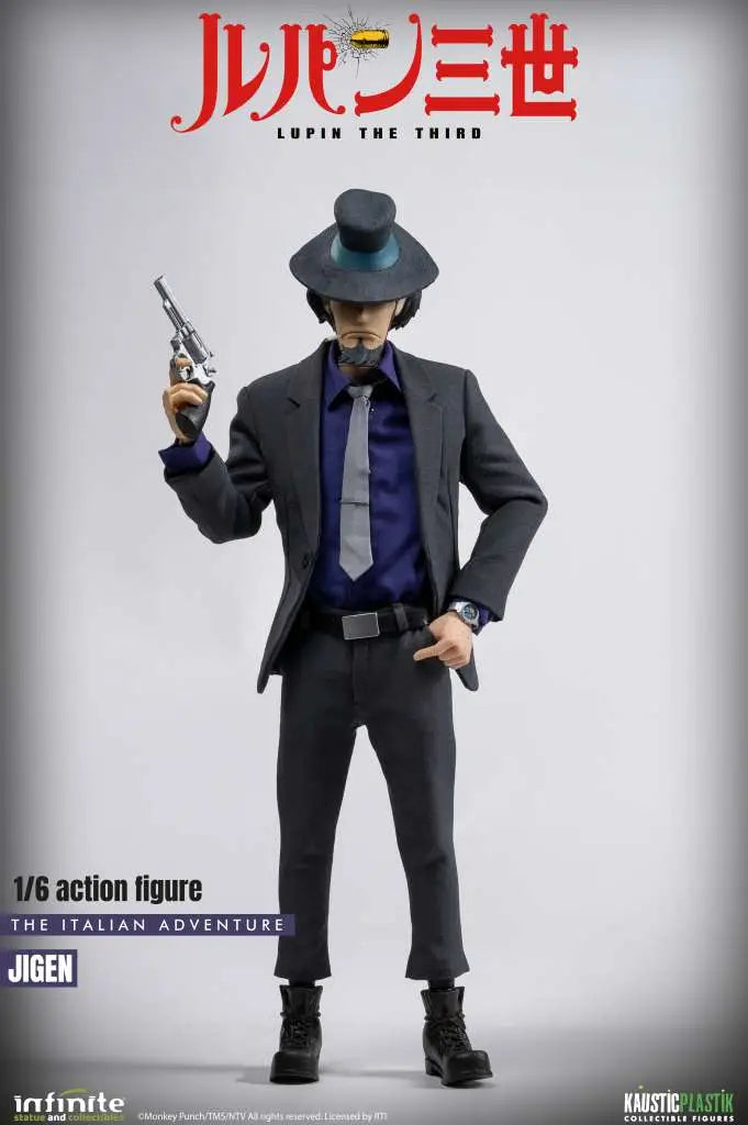 INFINITE STATUE LUPIN 3RD ITALIAN ADVENTURE DAISUKE JIGEN STANDARD EDITION 1/6 ACTION FIGURE 30.5 cm