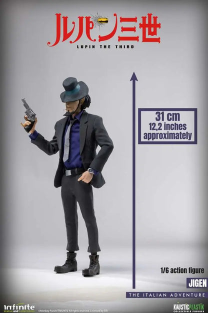 INFINITE STATUE LUPIN 3RD ITALIAN ADVENTURE DAISUKE JIGEN STANDARD EDITION 1/6 ACTION FIGURE 30.5 cm