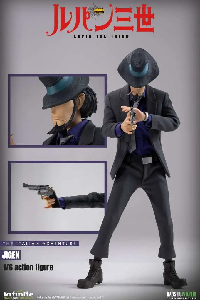 INFINITE STATUE LUPIN 3RD ITALIAN ADVENTURE DAISUKE JIGEN STANDARD EDITION 1/6 ACTION FIGURE 30.5 cm