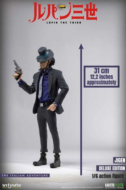 INFINITE STATUE LUPIN 3RD ITALIAN ADVENTURE DAISUKE JIGEN DELUXE EDITION 1/6 ACTION FIGURE 30.5 cm