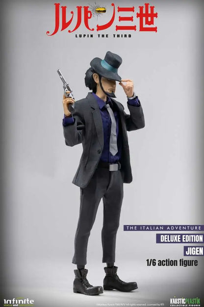 INFINITE STATUE LUPIN 3RD ITALIAN ADVENTURE DAISUKE JIGEN DELUXE EDITION 1/6 ACTION FIGURE 30.5 cm