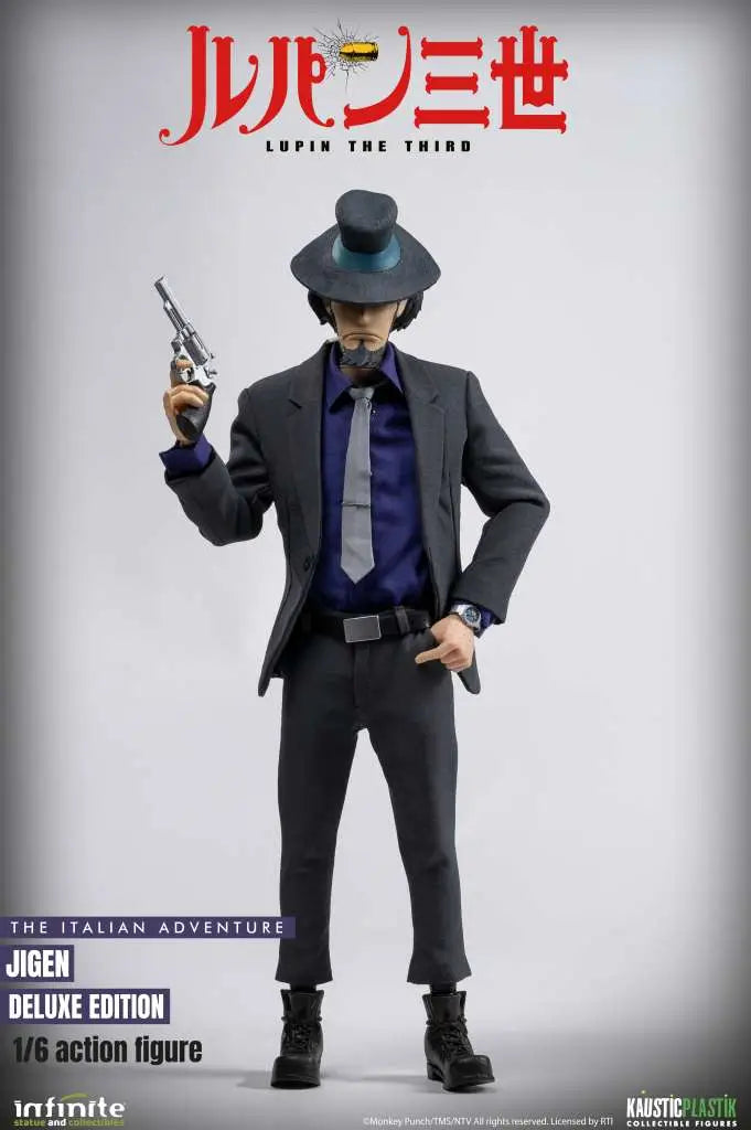 INFINITE STATUE LUPIN 3RD ITALIAN ADVENTURE DAISUKE JIGEN DELUXE EDITION 1/6 ACTION FIGURE 30.5 cm