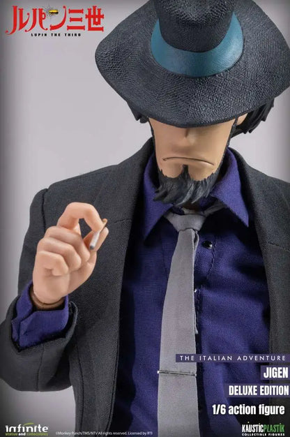 INFINITE STATUE LUPIN 3RD ITALIAN ADVENTURE DAISUKE JIGEN DELUXE EDITION 1/6 ACTION FIGURE 30.5 cm