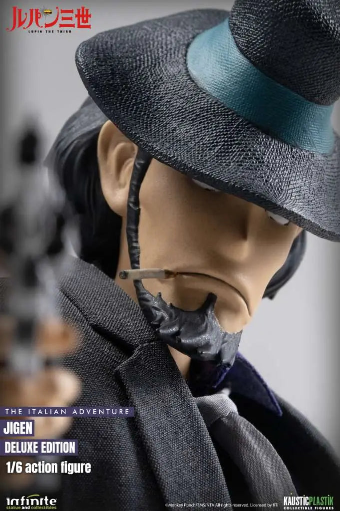 INFINITE STATUE LUPIN 3RD ITALIAN ADVENTURE DAISUKE JIGEN DELUXE EDITION 1/6 ACTION FIGURE 30.5 cm