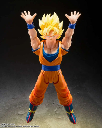 BANDAI - DRAGON BALL Z SHF SUPER SAYAN SON GOKU GAMES BEGIN ACTION FIGURE 15 cm