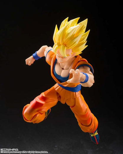 BANDAI - DRAGON BALL Z SHF SUPER SAYAN SON GOKU GAMES BEGIN ACTION FIGURE 15 cm
