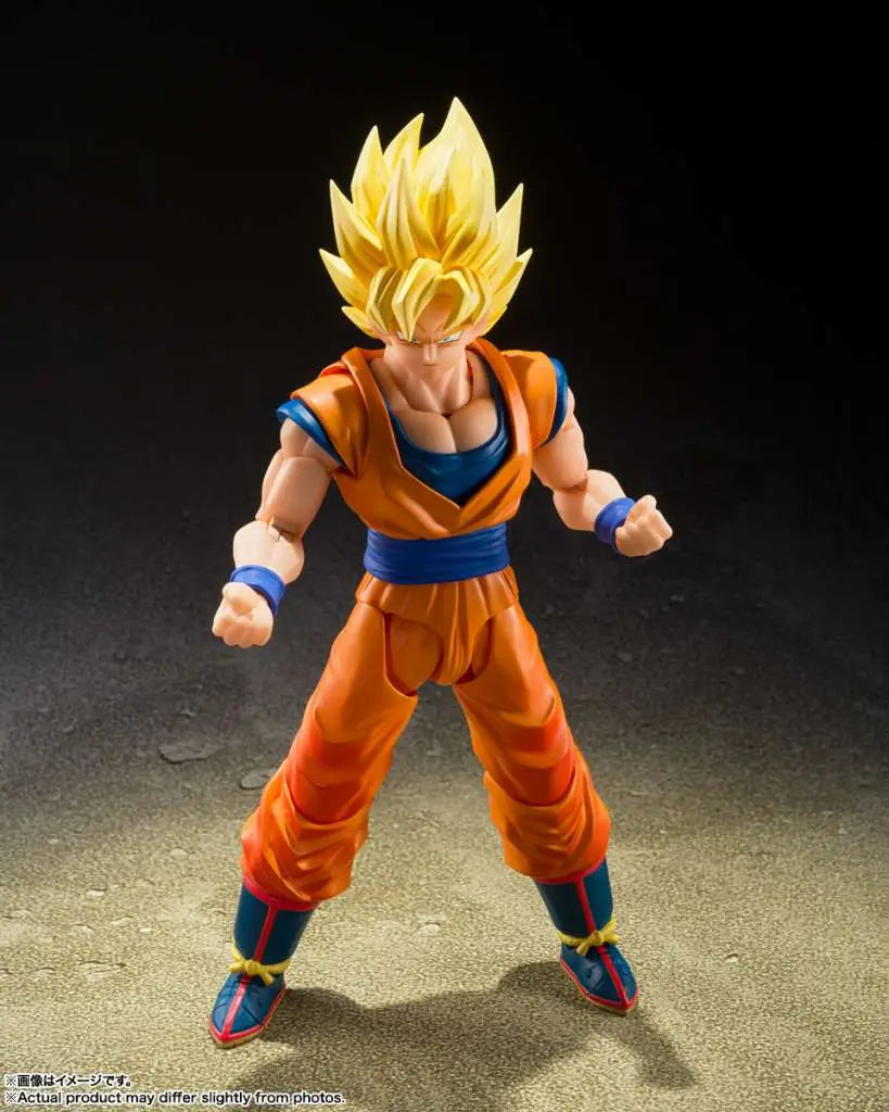 BANDAI - DRAGON BALL Z SHF SUPER SAYAN SON GOKU GAMES BEGIN ACTION FIGURE 15 cm