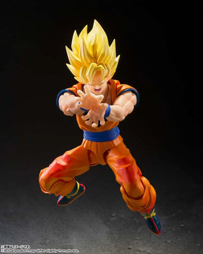 BANDAI - DRAGON BALL Z SHF SUPER SAYAN SON GOKU GAMES BEGIN ACTION FIGURE 15 cm