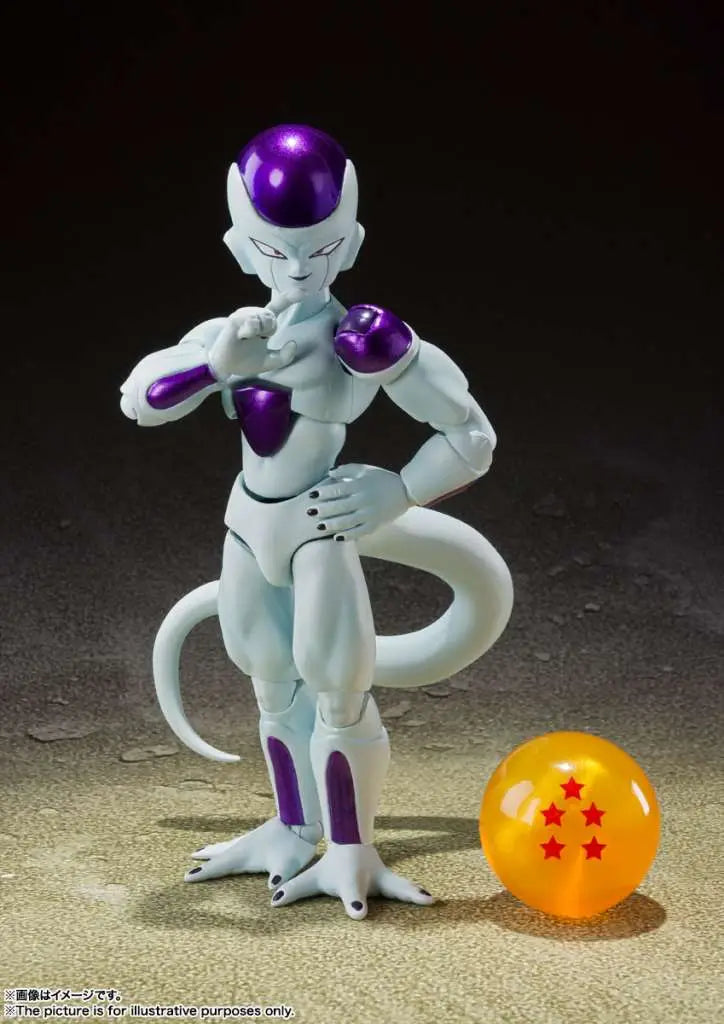 BANDAI FRIEZA - DRAGON BALL SHF FOURTH FORM REISSUE ACTION FIGURE 14 cm