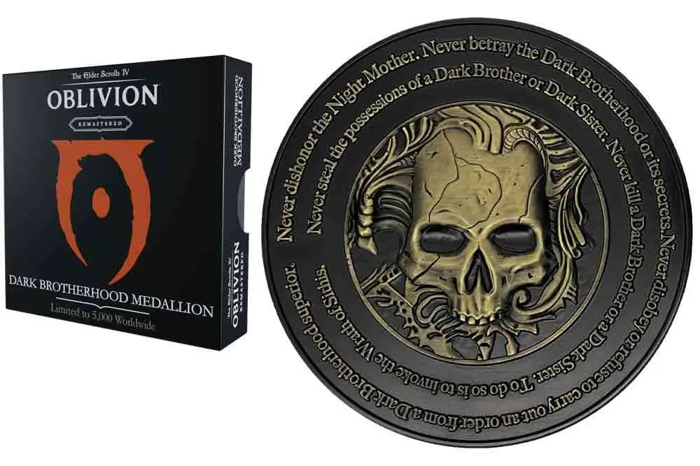 THE ELDER SCROLLS IV - OBLIVION - DARK BROTHERHOOD MEDALLION