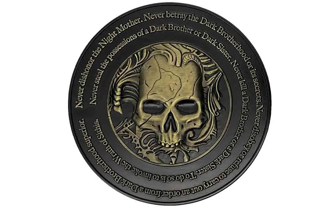 THE ELDER SCROLLS IV - OBLIVION - DARK BROTHERHOOD MEDALLION